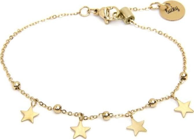 Marlù-BRACCIALE-STELLE-LUCKY-CON-REGOLATORE-PVD-ORO
