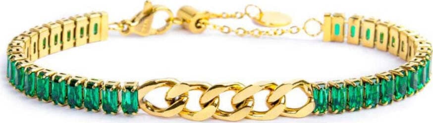 Marlù-Bracciale-tennis-cristalli-baguette-con-catena-grumetta-centrale