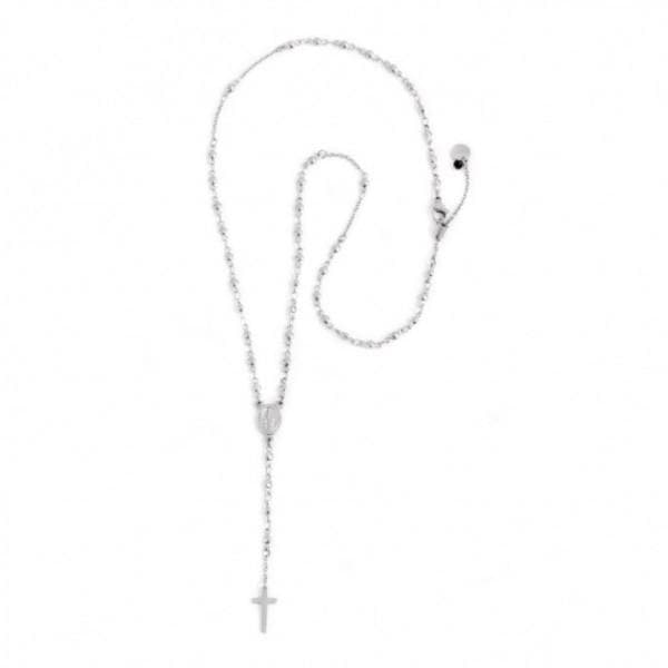 Marlù-COLLANA-ACCIAIO-Y-ROSARIO-OVALE