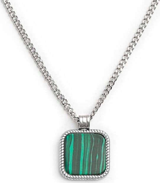 Marlù-Collana-catena-grumetta-con-piastrina-quadrata-pendente