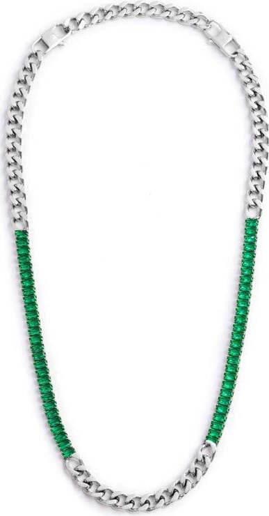 Marlù-Collana-catena-grumetta-con-tennis-cristalli-baguette