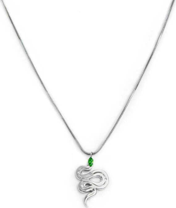 Marlù-Collana-catena-snake-quadrata-con-serpente-pendente