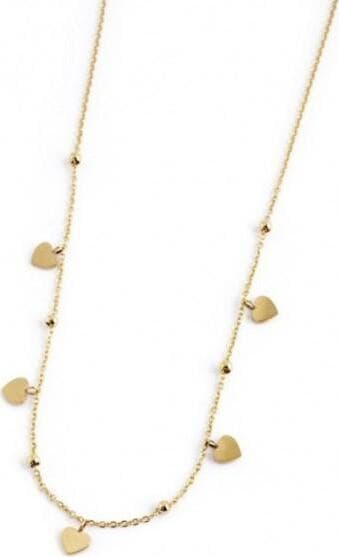 Marlù-COLLANA-CUORI-LOVE-ORO