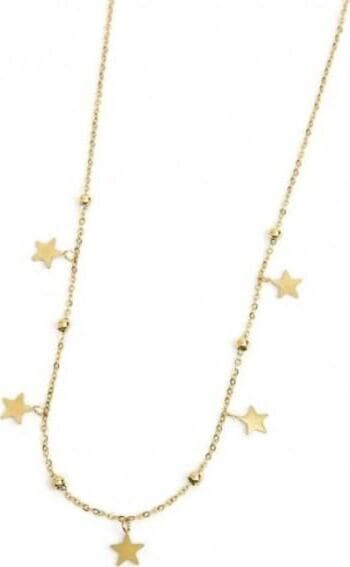 Marlù-COLLANA-STELLE-LUCKY-PVD-ORO