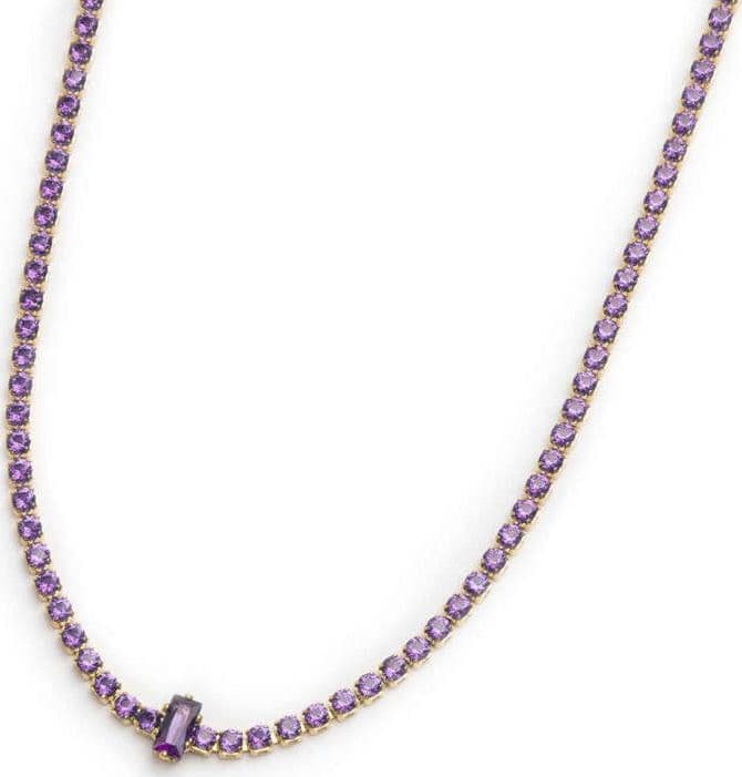 Marlù-Collana-tennis-con-zirconi-e-zircone-centrale-baguette