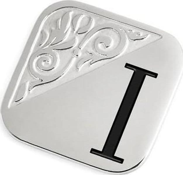 Marlù Piastrina quadrata per anello con lettera I changy
