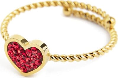 MARLU'-ANELLO-CUORE-CON-CRISTALLI-ROSSI-PVD-ORO