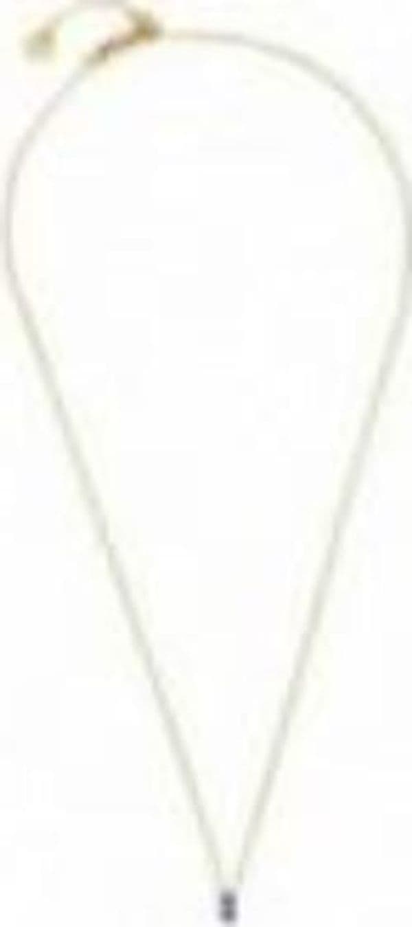 MARLU'-COLLANA-CON-CRISTALLO-BAGUETTE-BLU-PVD-ORO