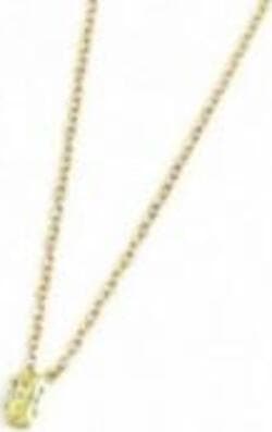 MARLU'-COLLANA-CON-CRISTALLO-BAGUETTE-VERDE-PVD-ORO