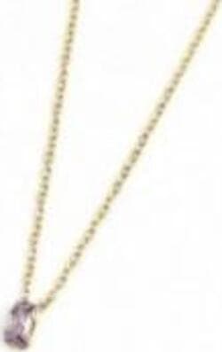 MARLU'-COLLANA-CON-CRISTALLO-BAGUETTE-VIOLA-PVD-ORO