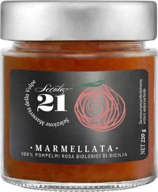 Marmellata di pompelmo rosa artigianale Solo Frutta 230 G Con Zucchero Di Canna e Succo Di Limone Secolo21 in Marmellate Azienda Agricola Secolo21 - Noto, commercioVirtuoso.it