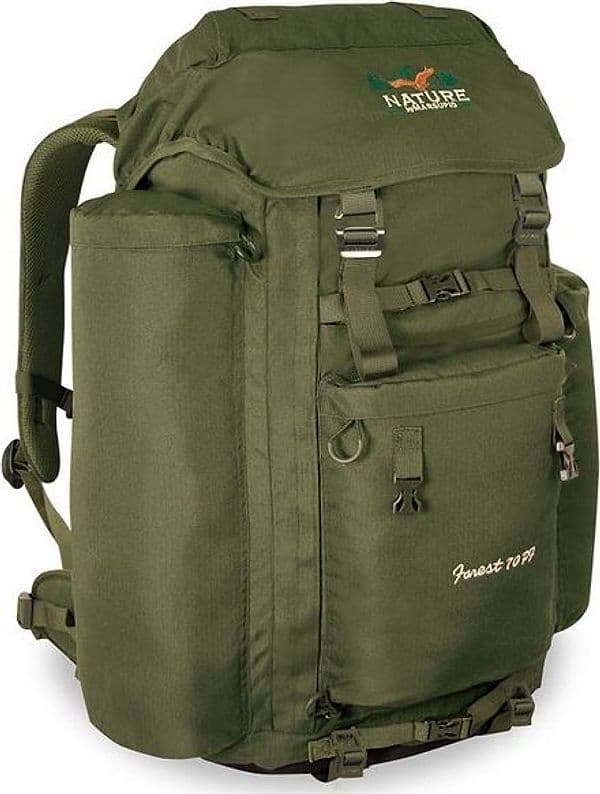 Marsupio-Forest-70-Pf,-Zaino-da-Caccia-Unisex-Adulto,-Verde,-70+20-Litri