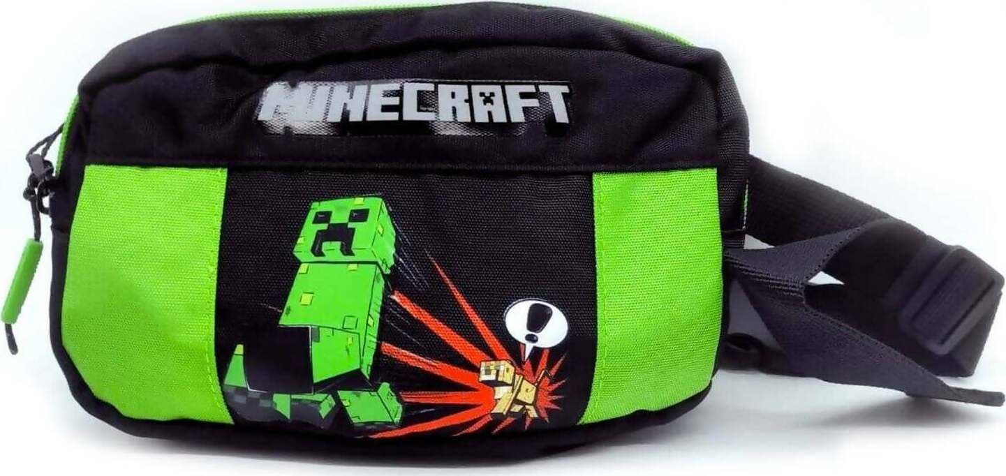 Marsupio Minecraft per Bambini E Ragazzi Monospalla Con Zip 22x13x6 Cm Sport e tempo libero/Attività ricreative all'aperto/Camping e outdoor/Marsupi/Marsupi a fascia Cartoleria Deja Vu - Crotone, Commerciovirtuoso.it