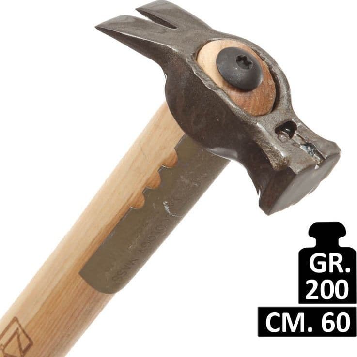 MARTELLO-FORGIATO-FIORETTO-200-gr-CON-MANICO-LEGNO-60-CM.