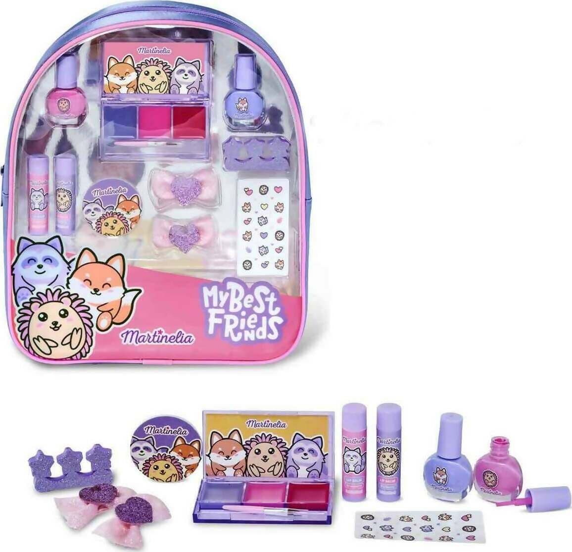 Martinelia My Best Friends Complete Beauty Set per Bambine Zainetto Set Trucchi