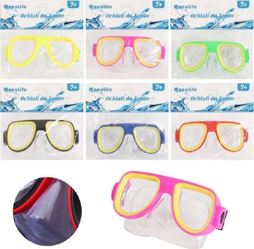 Maschera Nuoto Immersioni Mare Piscina Estate Bambini 16x10cm Vari Colori 605411 Sport e tempo libero/Attività ricreative all'aperto/Sport acquatici/Immersione e Snorkeling/Maschere Trade Shop italia - Napoli, Commerciovirtuoso.it