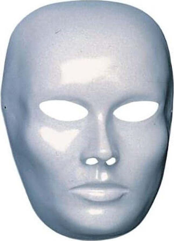 Maschera-Viso-Media-Bianco-da-Pitturare-in-plastica-Carnival-Toys