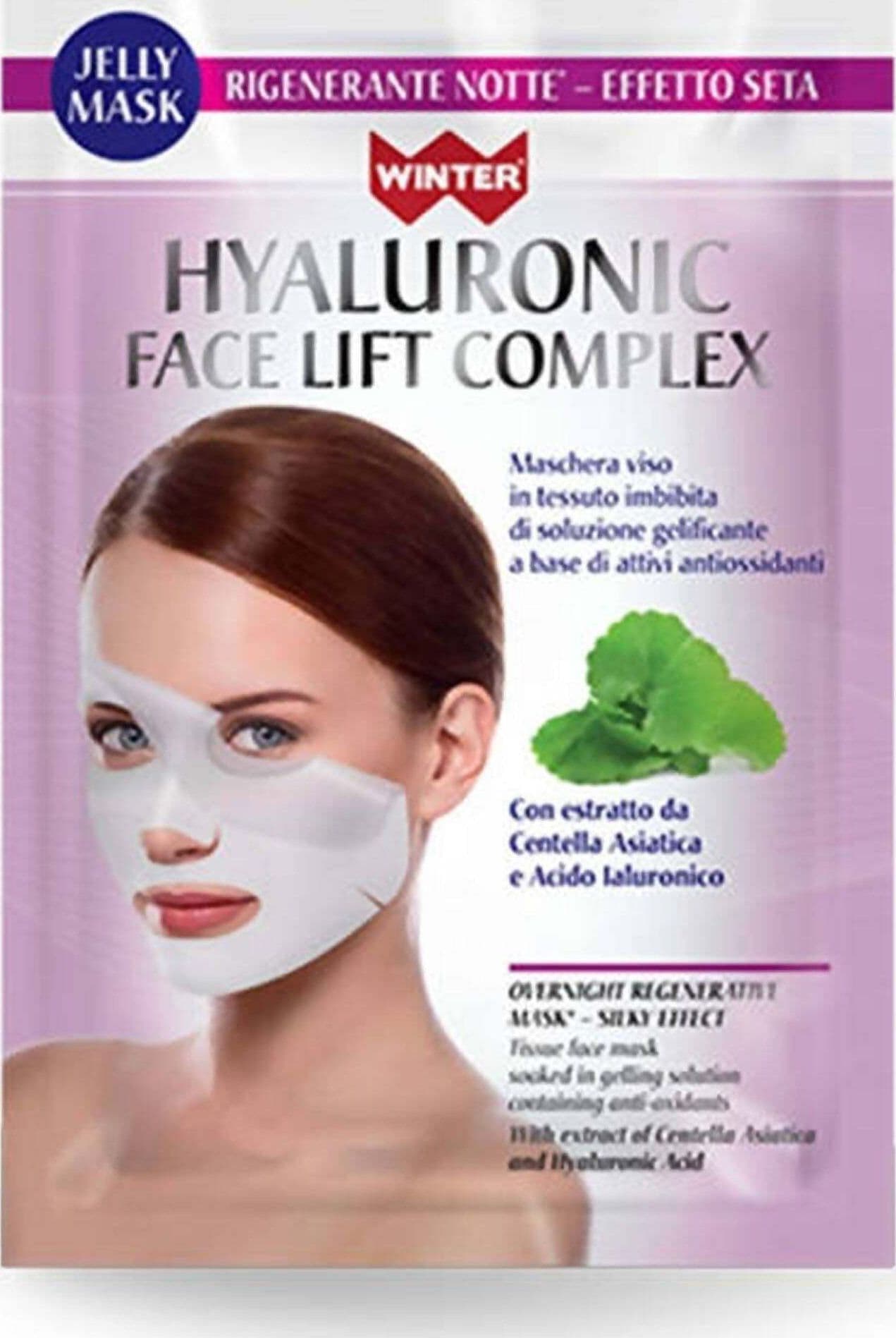 Maschera Viso Notte Illuminante Face Lift Complex Winter Jelly Mask Rigenerante I Dratante Elasticizzante per La Produzione Di Collagene Con Acido Ialuronico Effetto Seta 35 Ml Gdp Winter in Maschere Farmacia Centrale M.le Iadevaia - Maddaloni, commercioVirtuoso.it