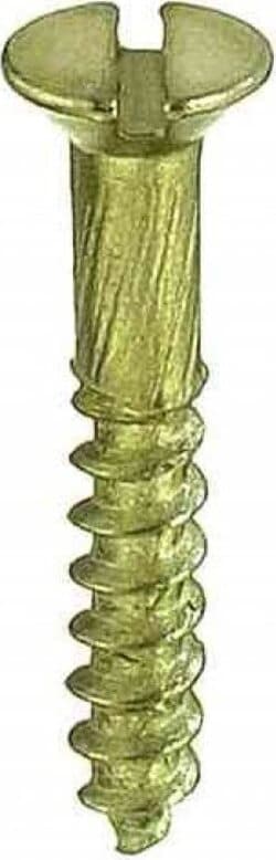 MASIDEF---10-PEZZI---VITI-PER-LEGNO-CON-TESTA-PIANA-SVASATA---IN-OTTONE-3,5X20MM