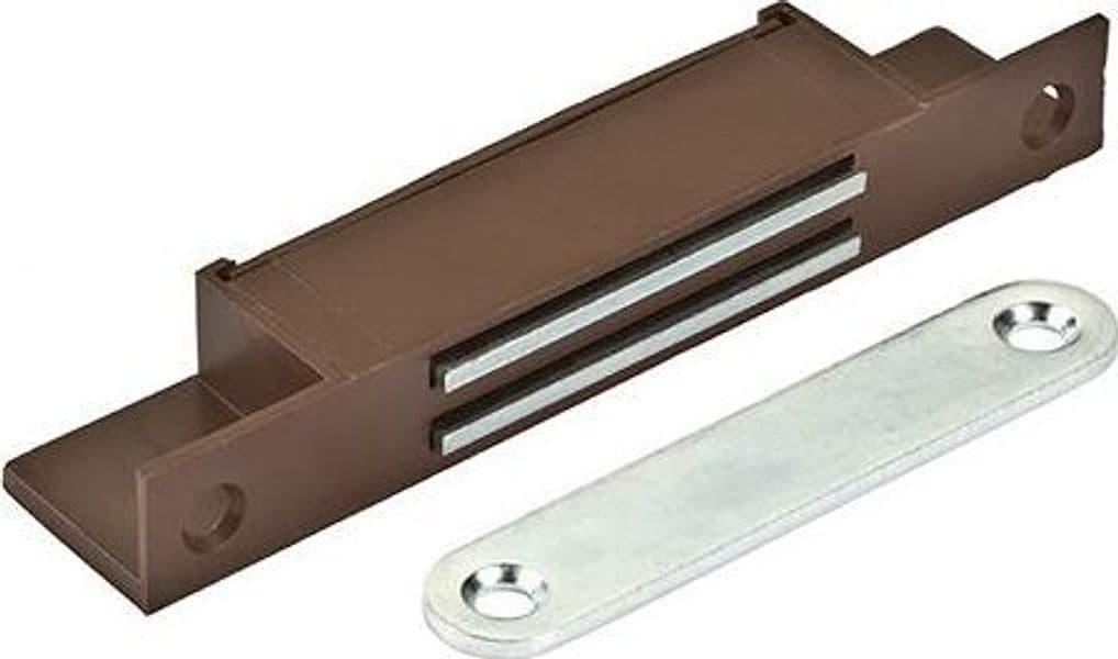 MASIDEF---2-PEZZI---CHIUSURE-MAGNETICHE-DA-INCASSO-O-DA-APPLICARE---FORZA-12kg---COLORE-MARRONE
