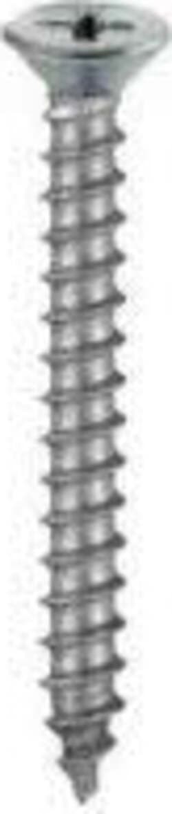MASIDEF---20-VITI-AUTOFILETTANTI-TESTA-PIANA-SVASATA,-TAGLIO-A-CROCE-DIN-7982-INOX-A2-3,9X13mm