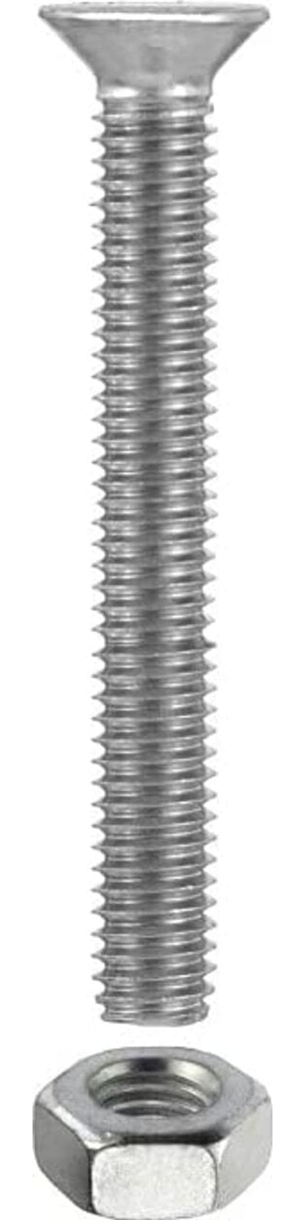 MASIDEF---4-PEZZI---VITI-A-TESTA-PIANA-SVASATA-6X80MM---CON-BULLONE-ESAGONALE