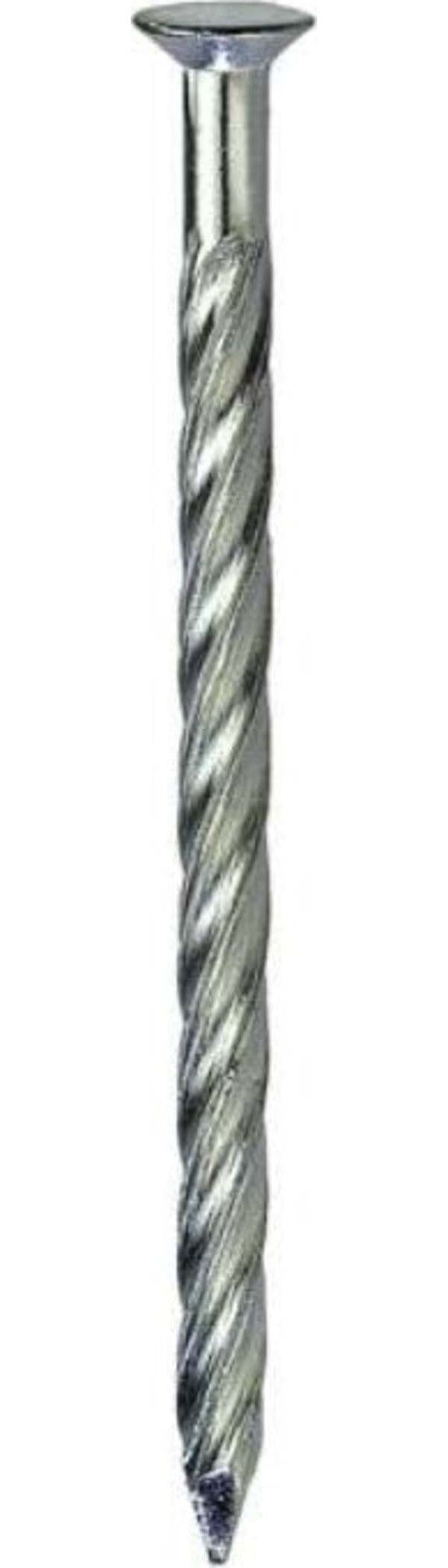 MASIDEF---50-PEZZI---CHIODI-A-VITE-CON-TESTA-PIANA-SVASATA-3,1x30MM---ZINCATI