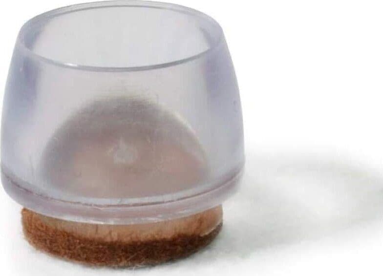 MASIDEF---8-PEZZI---PUNTALI-IN-PVC-CON-FELTRO-TRASPARENTI-Ø18MM