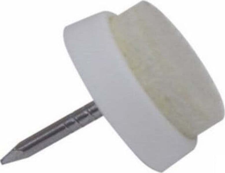 MASIDEF---8-SCIVOLI-IN-PLASTICA-CON-FELTRO-E-CHIODO-D24M.-BIANCHI