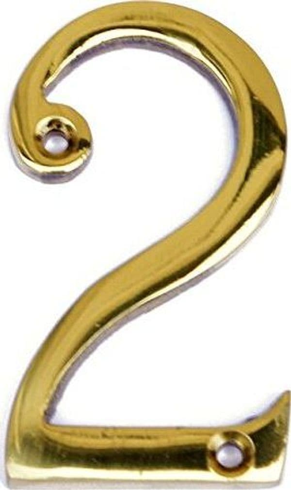MASIDEF---CIVICO-IN-OTTONE-LUCIDO-8cm-N.-2