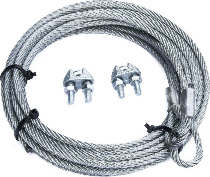 MASIDEF---KIT-PER-PORTE-BASCULANTI-IN-FUNE-ACCIAIO-ZINCATO-4MM-2,5MT-CON-GANCIO-AD-ASOLA-+-2-MORSETTIN-ASOLA