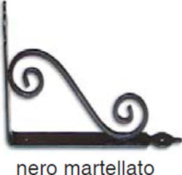 MASIDEF---MENSOLA-RUSTICA-ELEGANTE-NERA-MARTELLATA-33X28CM