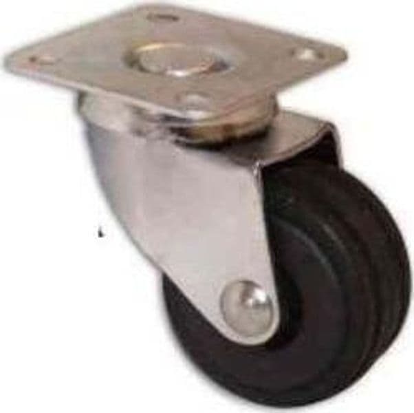 MASIDEF---RUOTA-PIROETTANTE-IN-GOMMA-E-NYLON-CON-PIASTRA-MM-40