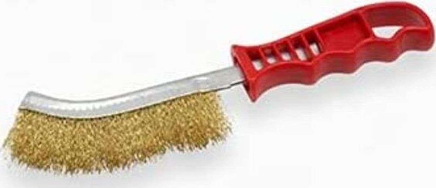 MASIDEF---SPAZZOLA-CON-SETOLE-METALLICHE-RICURVA-PER-SMERIGLIARE---IMPUGNTURA-IN-PLASTICA---IDEALE-PER-CALORIFERI