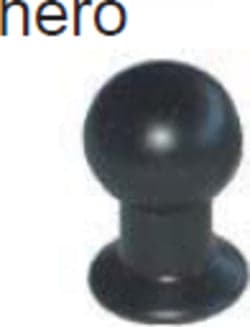 MASIDEF--1-POMOLO-IN-OTTONE-LACCATO-NERO-OPACO-D.14