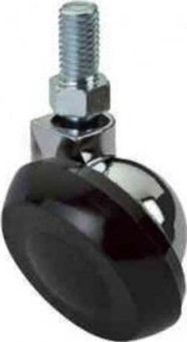 MASIDEF-56135--RUOTA-PIROETTANTE-IN-NYLON-CON-PERNO-DIAMETRO-MM.53