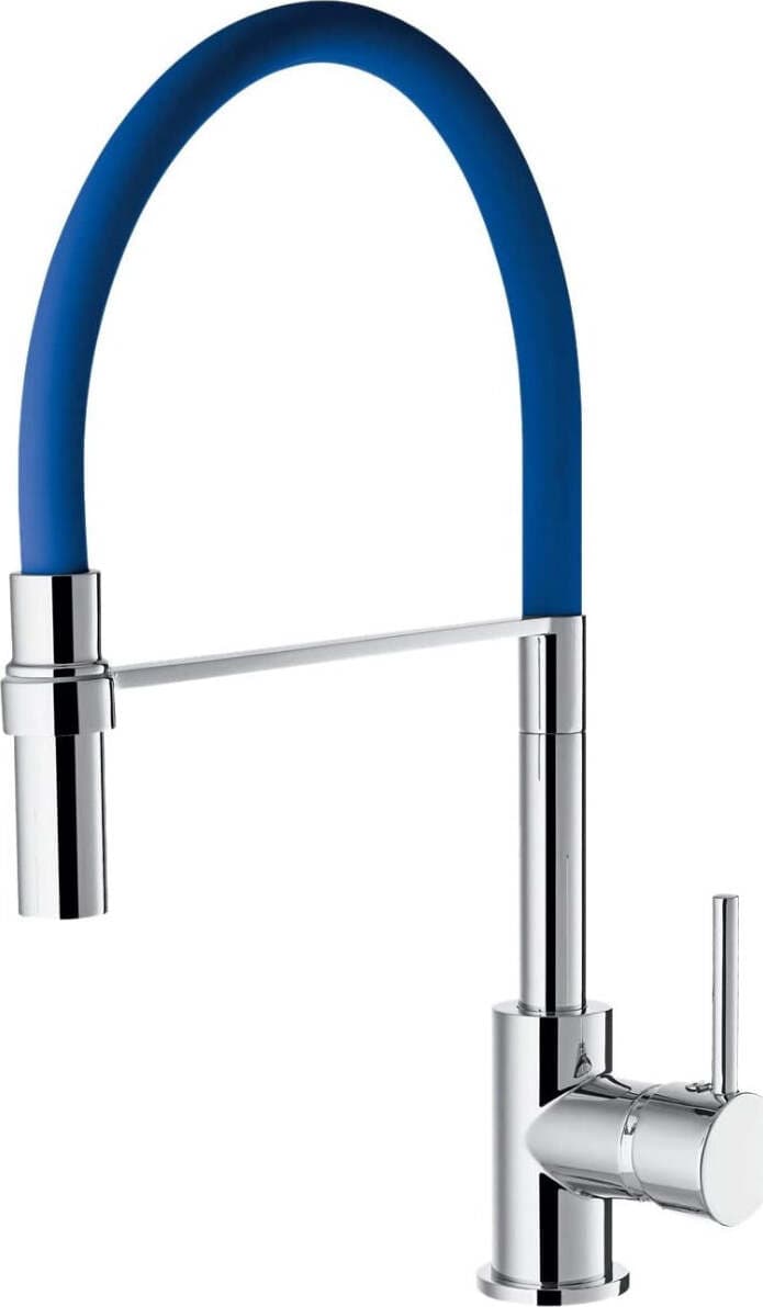 MASIDEF-AQUAE---ZAC-RUBINETTO-LAVELLO-CUCINA-CROMATO-BOCCA-ALTO-GOMMA-BLU