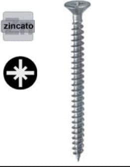 MASIDEF-CONDY-VITI-UNIVERSALI-T.P.S.-CON-FORO-PER-CAPPUCCIO-4,5X60-PZ.6