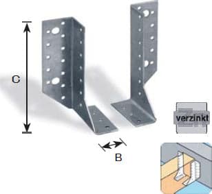 MASIDEF--COPPIA-DI-GIUNTI-UNIVERSALI-ALI-ESTERNE-SX+DX-30X160MM-ZINCATI