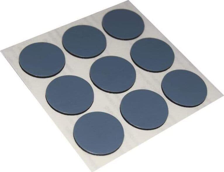 MASIDEF-IDEARE--SCIVOLI-PTFE-TONDI-FUSTELLATI-ADESIVI-28MM-6-PZ.
