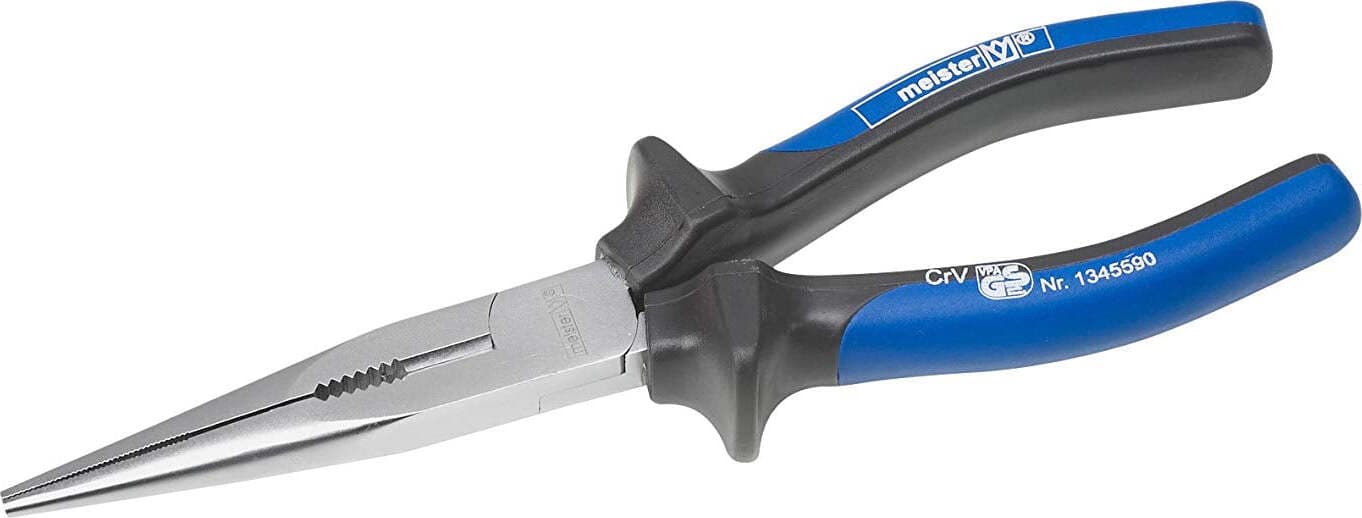MASIDEF-MEISTER-PINZA-A-BECCHI-SEMITONDI-DRITTI-MANICI-BIMATERIALE-BLU/NERO-200MM