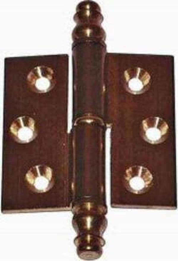 MASIDEF-MOBILIA-2-CERNIERE-PER-MOBILI-IN-OTTONE-BRONZATO-CON-TESTINA-mm-50X40DX
