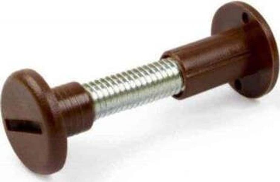 MASIDEF-MOBILIA-4-VITI-DI-COLLEGAMENTO-MARRONI-M6-FORO-DA-8-mm-26-32