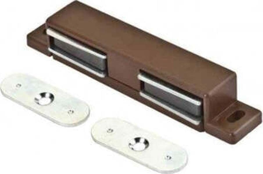 MASIDEF-MOBILIA--CRICCHETTI-MAGNETICI-DA-APPLICARE-PER-ANTE-DOPPIE-COLORE-MARRONE-FORZA-12KG