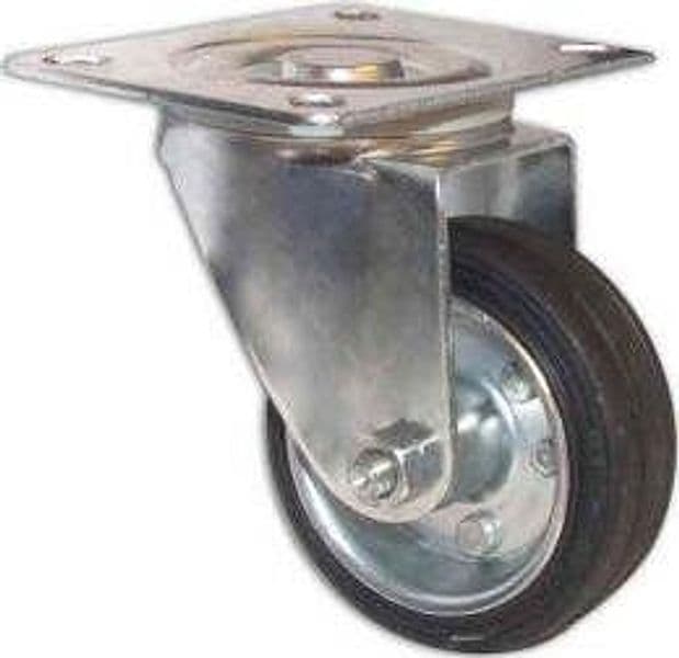 MASIDEF--RUOTA-PIROETTANTE-CON-PIASTRA-DIAMETRO-125MM