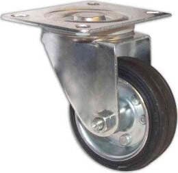 MASIDEF--RUOTA-PIROETTANTE-CON-PIASTRA-DIAMETRO-125MM