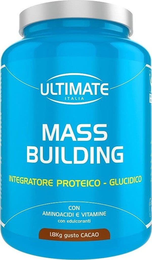 MASS-BUILDING-CACAO-integratore-alimentare-in-polvere-1,8-kg-Ultimate-Italia