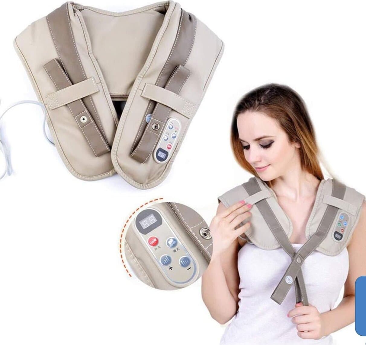 Massaggiatore Cervicale Elettrico a Percussione Sollievo Dolore Collo Spalla Multifunzione in Massaggiatori cervicali e da collo 85cento.it - Potenza, commercioVirtuoso.it