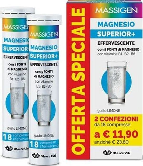 MASSIGEN-MAGNESIO-SUPERIOR-18+18-COMPRESSE-EFFERVESCENTI