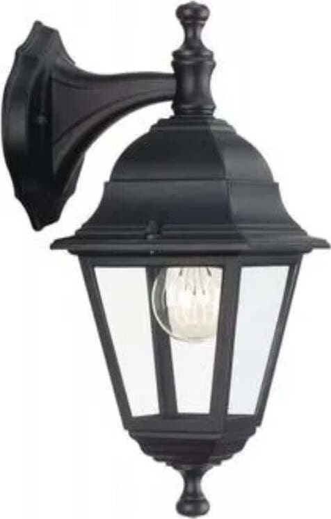 MASSIVE---LANTERA-PHILIPS-RIVOLTA-VERSO-IL-BASSO-NERA-60W---ALLUMINIO/VETRO